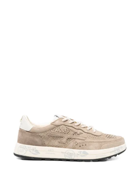Premiata perforated-detail sneakers Neutrals NOUS8288