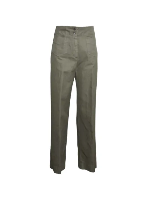 ASPESI lace-up trousers Green 0120G208