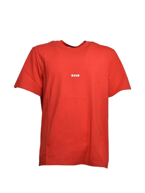 MSGM logo T-shirt Red 3940MM50025779819
