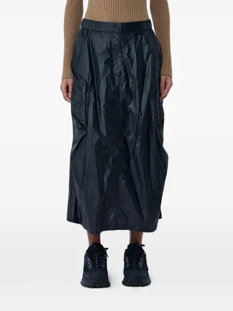 Moncler crinkled-effect cargo skirt Black L10932D00009598LY