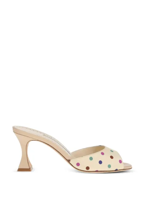Manolo Blahnik Jadaron polka-dot sandals Neutrals 12631000001907M1113