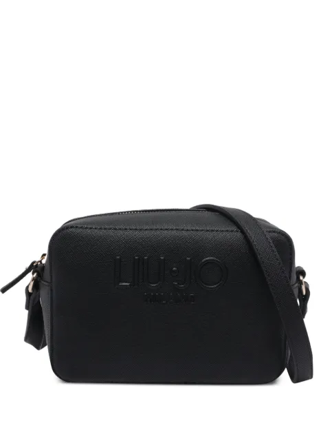 LIU JO embossed-logo cross body bag Black AA6153ES02922222