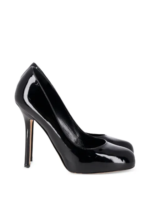 Sergio Rossi Vintage patent-leather pumps Black NAPPUGBSH356678W