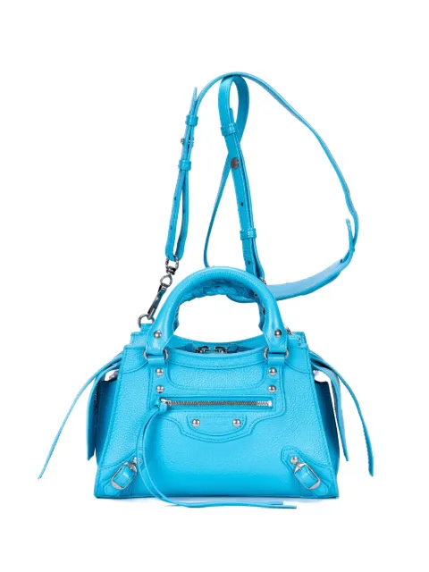 Balenciaga Pre-Owned mini Neo Classic braided-handle tote bag Blue 633524