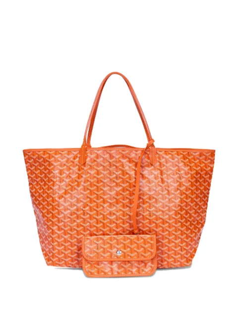 Goyard Pre-Owned Saint Louis orange print tote bag Orange MJR020246