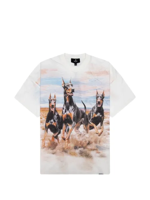 Represent dobermans-print T-shirt Neutrals MLM100665072