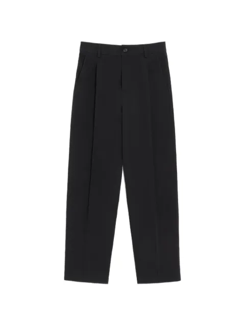 Valentino Garavani cotton gabardine pants with VLogo embroidery Black VRBO21BGY