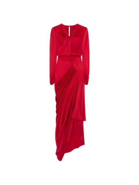 Valentino Garavani crepe satin gown Red BVDNA08M6
