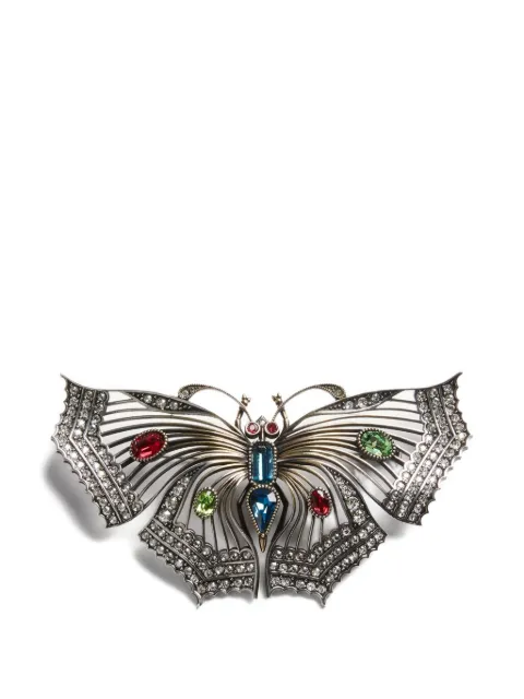 Valentino Garavani Vouloirvoler brooch in metal and crystals Silver WJ0BT7YCW