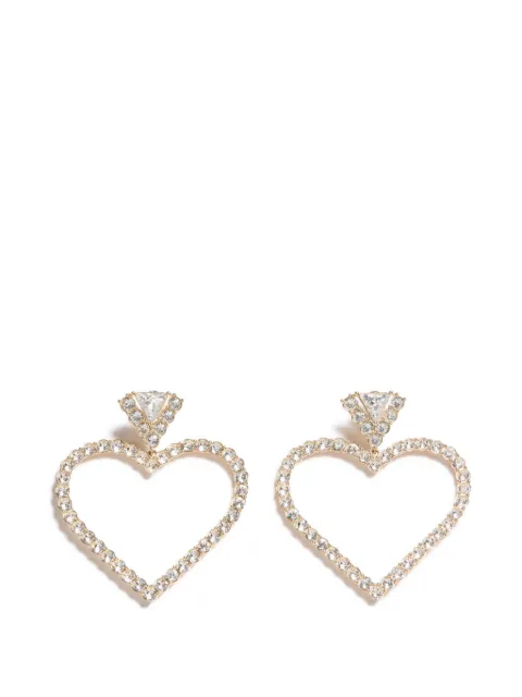 Valentino Garavani Coeur Royal earrings in metal and Swarovski® crystals Gold WJ0BS0YCW