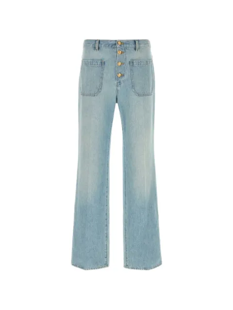 Valentino Garavani gold buttons jeans Blue VDD04NBDU