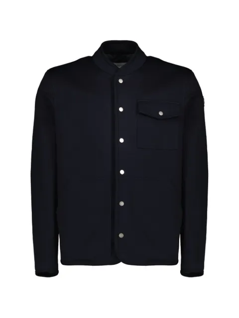 Moncler blue shirt jacket Blue L10911A0010489B5F