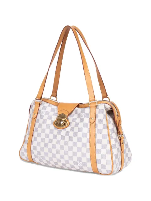 Louis Vuitton Pre-Owned chequered shoulder bag White TR1110