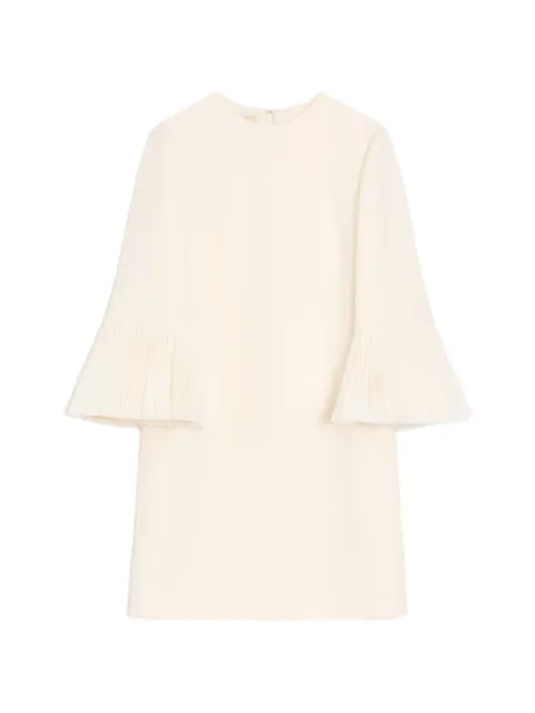 Valentino Garavani embroidered Crepe Couture short dress Neutrals BVAKF51CF