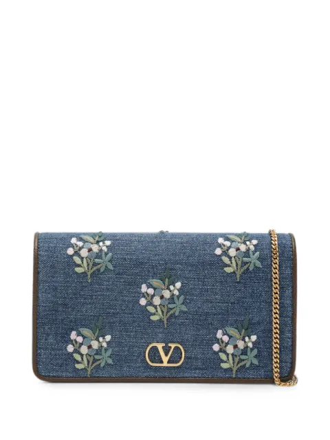 Valentino Garavani mini VLogo signature mini shoulder Blue WP0AY5MDU