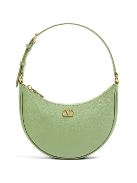 Valentino Garavani VLogo signature mini shoulder bag in grainy calfskin Green WP0AK3SNP