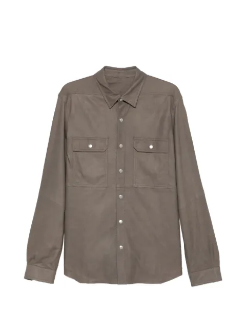 Rick Owens patch-pocket jacket Brown RU01F2729LBF