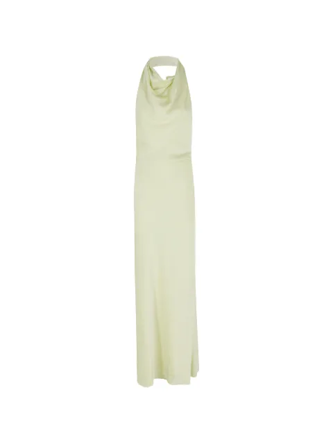 SIMKHAI halterneck cowl-neck maxi dress Neutrals 1261235Q098
