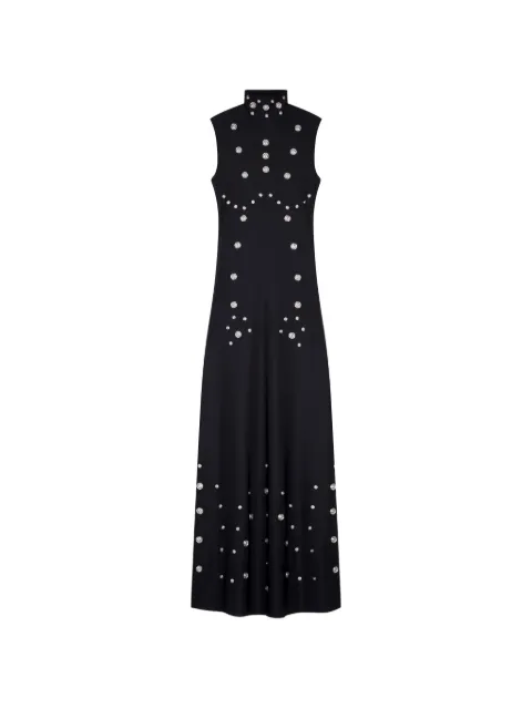 Coperni snap embellishment dress Black COPR275F5021