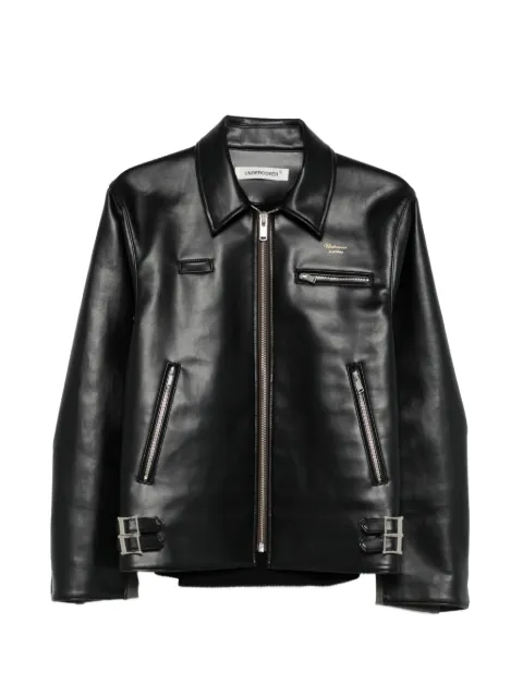 Undercover zip biker jacket Black UP1F4202