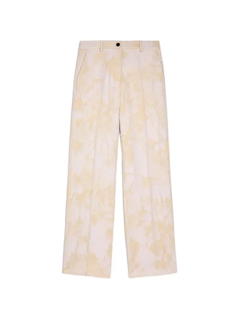 MOMONÌ Milton jacquard denim trousers Neutrals 265MMOPA029265MO27