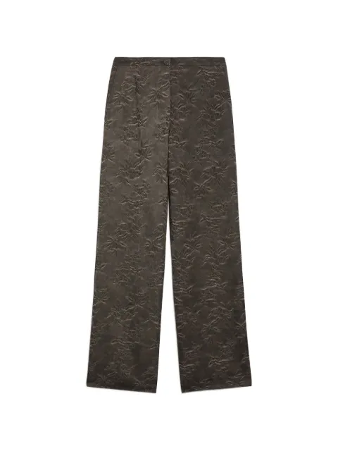MOMONÌ jacquard palazzo pants Grey 265MMOPA025265MO26098