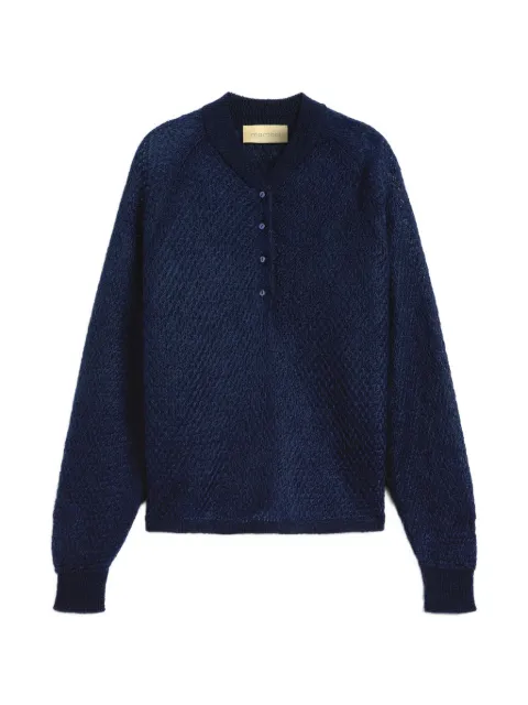 MOMONÌ honeycomb jumper Blue 265MMOKN016265MO42