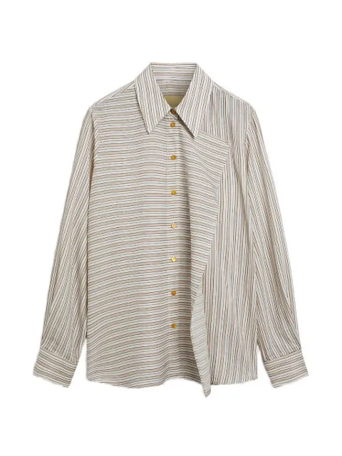 MOMONÌ Lopez in striped shirt White 265MMOSH017