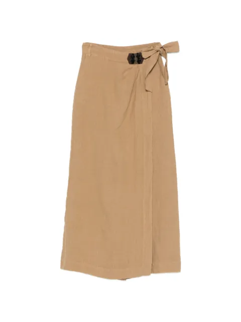 Bazar Deluxe beaded tie trousers Neutrals S11671400141
