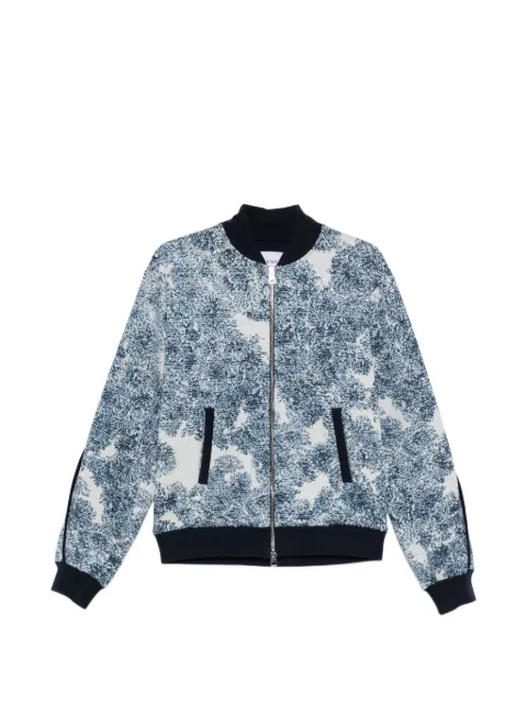 Givenchy zip-fastening bomber jacket Blue BM01HT31BW