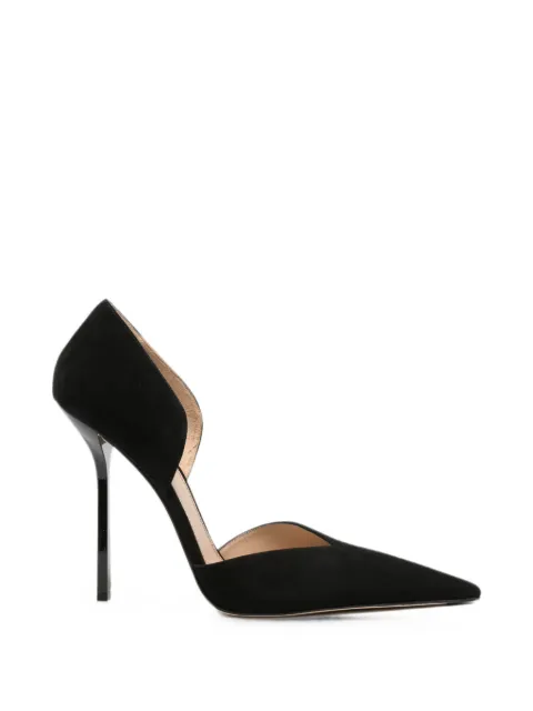 Victoria Beckham suede d'Orsay pumps Black 1326FPU007598A