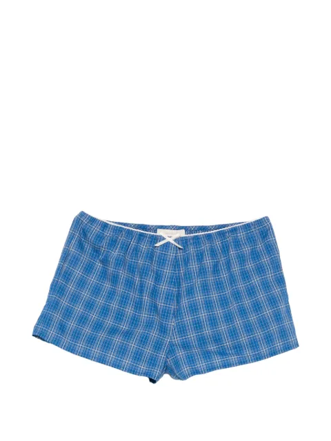 Faithfull Leya checkered shorts Blue FF5239FCC
