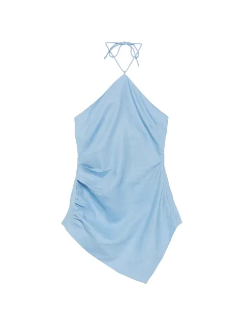 Faithfull Natalia halterneck top Blue FF4871SBU