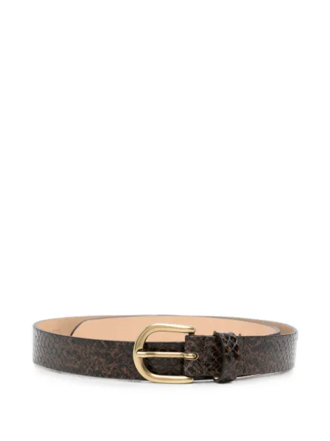 ISABEL MARANT Zap leather belt Brown 26ACE015CFAD3B13A