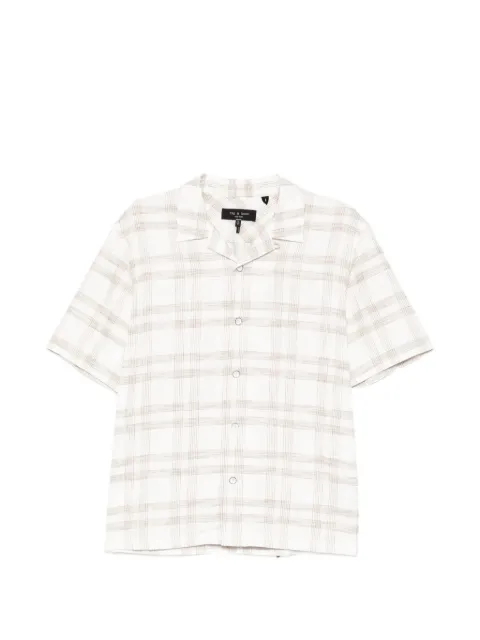 rag & bone plaid shirt Neutrals RV5D26SSMCO