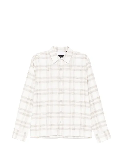 rag & bone plaid shirt Neutrals RV8126SSMCO