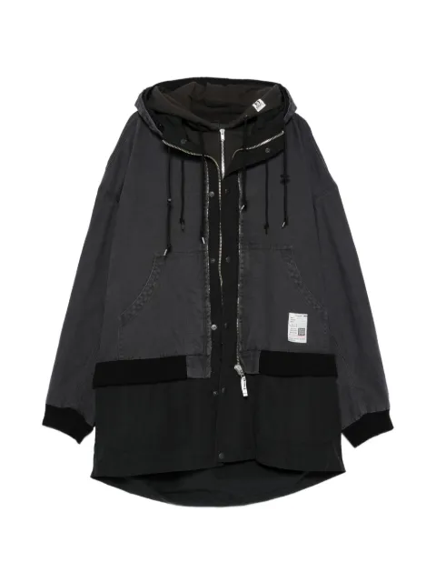 Maison MIHARA YASUHIRO hooded zip coat Grey J16CT1511