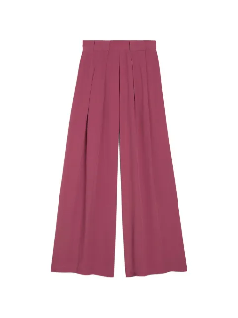 MOMONÌ front pleats palazzo trousers Pink 265MMOPA019265MO04