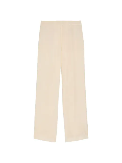 MOMONÌ elasticated wide-leg trousers Neutrals 265MMOPA021265MO31