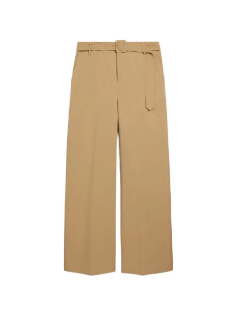 MOMONÌ belted straight leg trousers Neutrals 265MMOPA020265MO33