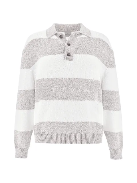 Paul & Shark striped knit polo shirt Neutrals 26411648272