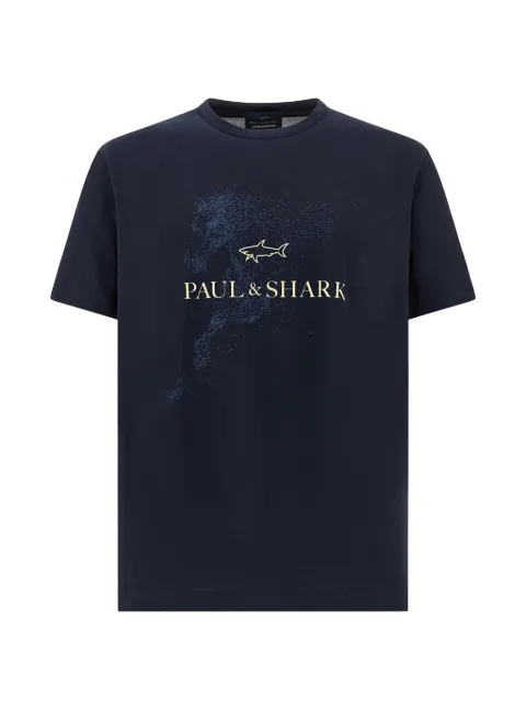 Paul & Shark Year of the Horse printed T-shirt Blue 26411087013