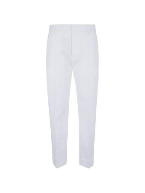 DSQUARED2 plaque cotton trousers White S75KB0552D35448