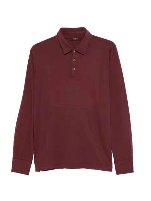 Zanone buttoned polo shirt Red 815132ZM338