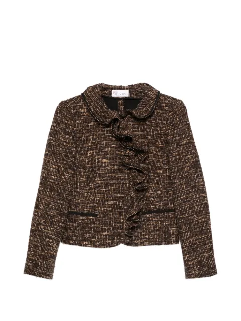 Valentino Garavani Pre-Owned 2000s ruffle jacket Brown VA420ALS