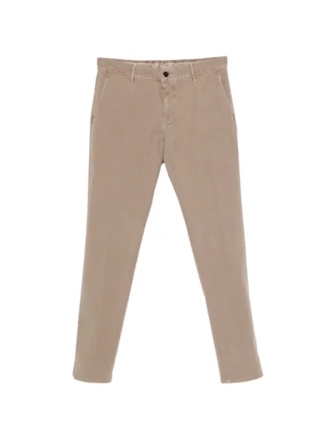 Incotex side-pocket straight trousers Neutrals 18S10040598