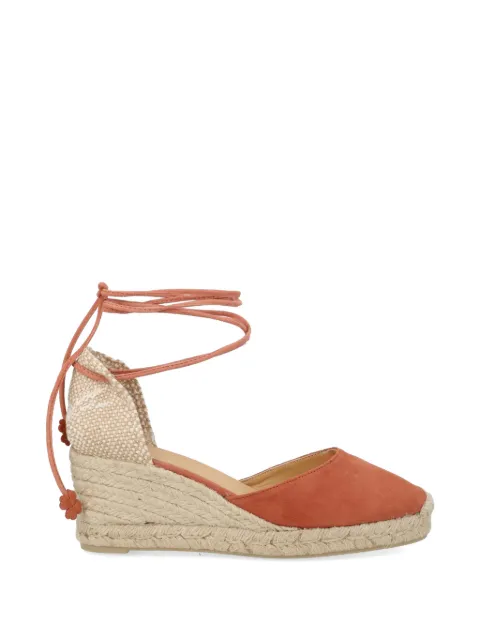 Castañer Carina wedge espadrilles Orange 021741807