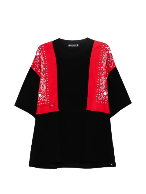 Mastermind Japan bandana-print T-shirt Black MJ26EE1TS097907