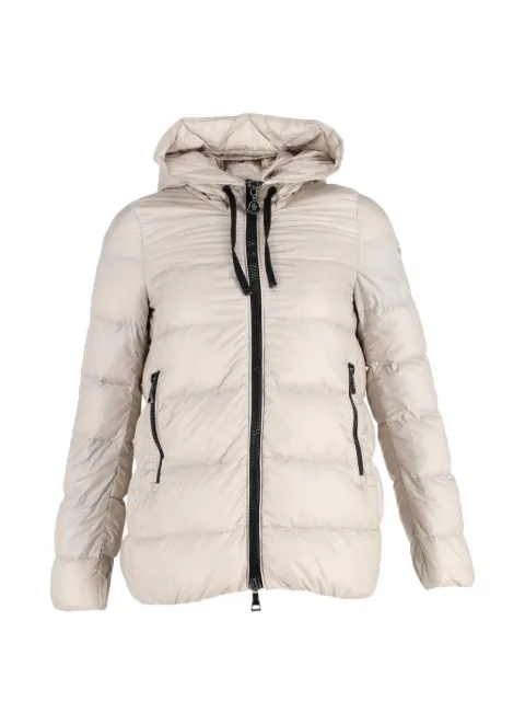 Moncler Vintage quilted zipped down jacket Neutrals NAPPUGBCL410498W