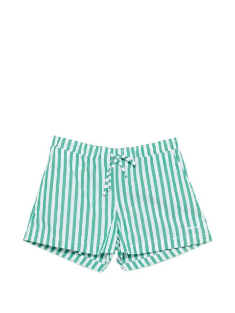 Hunza G drawstring striped shorts Green SHOSHORTSCOEMERALDCABANA